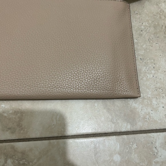 Michael Kors Beige Wristlet with Gold Accents - Picture 7 of 11